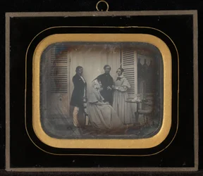 Group Portrait of M. and Mme. Eynard with M. and Mme. Regny, Paris, France